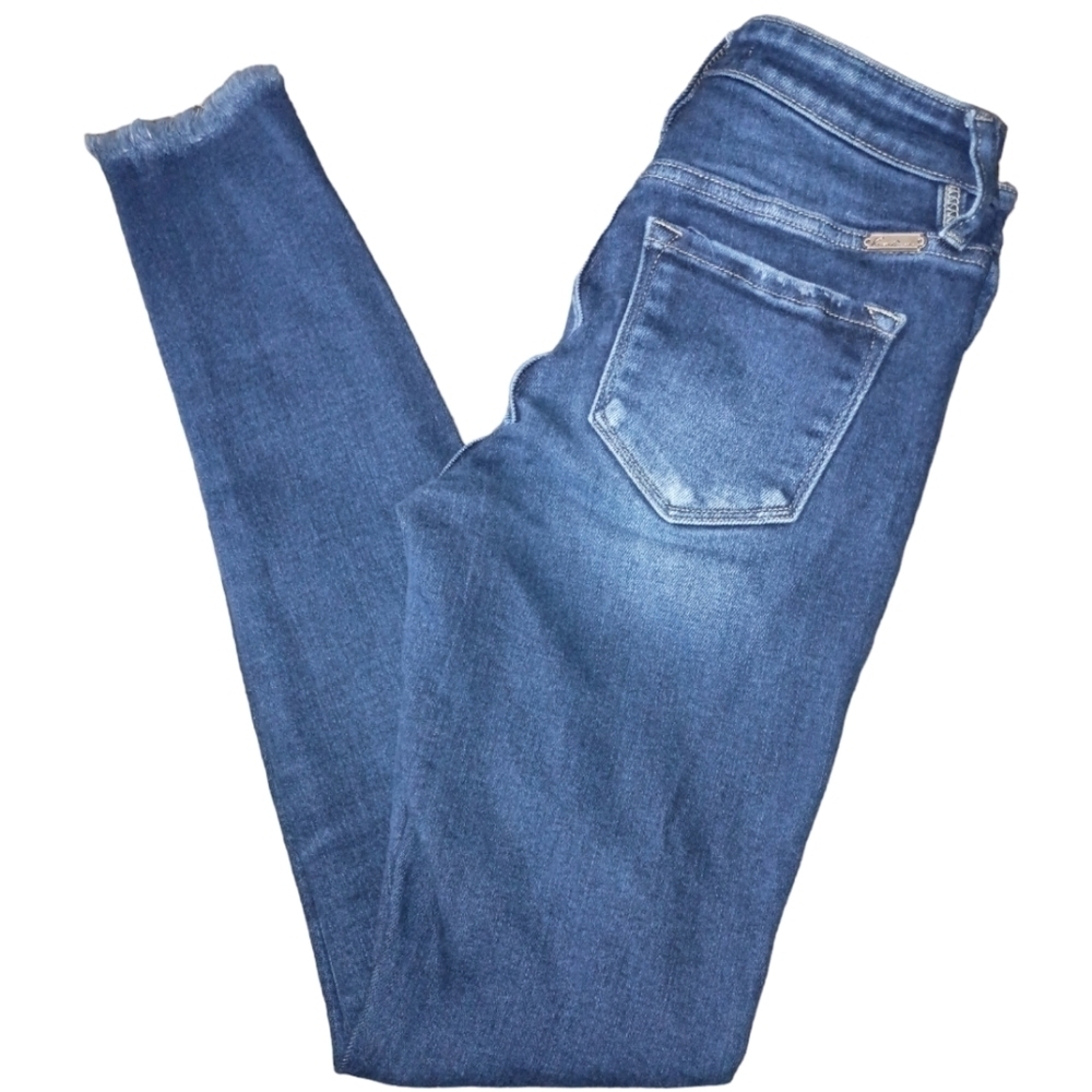 KanCan Mid Rise Ankle Skinny Jeans Size 24
